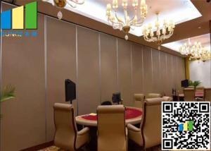 China Commercial Laminate Sliding Partition Walls Aluminum Acoustic Movable factory