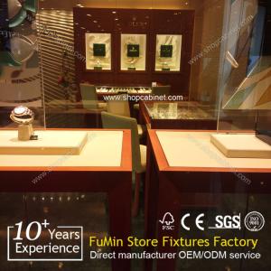 China Jewelry wall mounted display cabinets factory