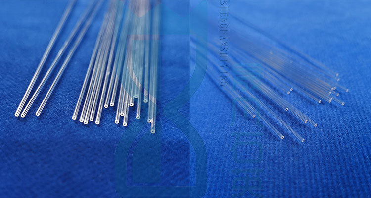 1mm Clear Fused Silica Capillary Tubing For Laboratory Chemistry Research