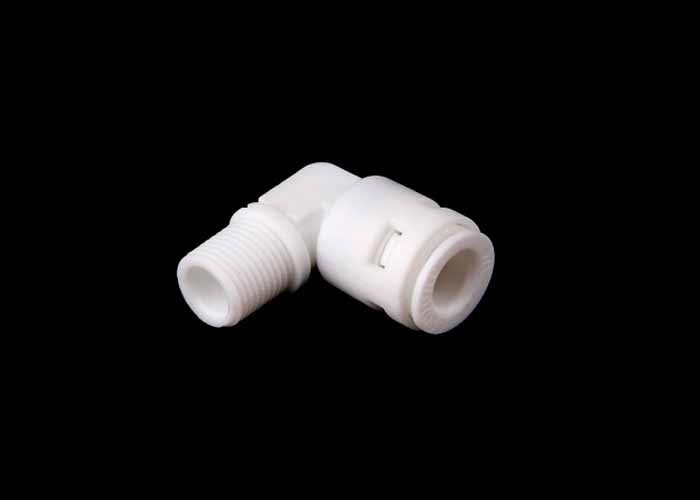 Easy Connecting Elbow Water Connector With Tube OD 1/4'' Thread 1/8''