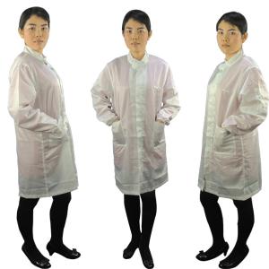 China CE SGS 98% Polyester 2% Conductive Carbon Fibre ESD Lab Coat factory