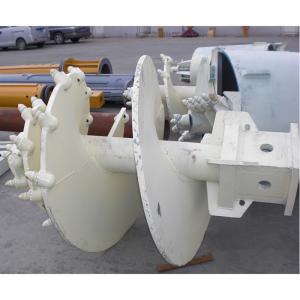 China Carbon Steel Rock Drilling Auger With Bullet Teeth , Rock Auger factory