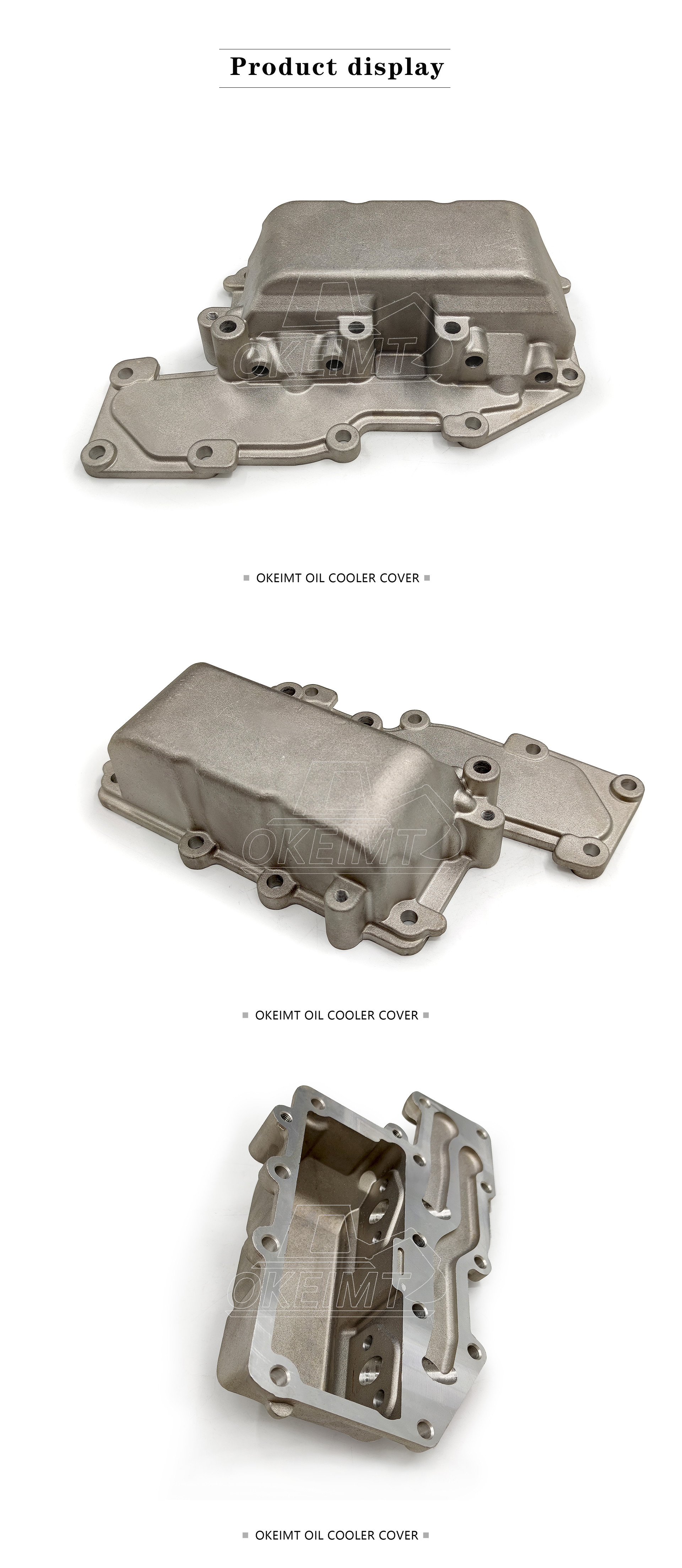 Brand New Engine System Car 4134W025 Assembly Oil Cooler Cover For CATEE C4.4 E312D2 Engine
