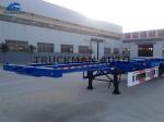 Skeleton Model Container Semi Trailer Overall Dimension 12500*2500*1550