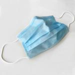 Hygienic Disposable Respirator Mask , 3 Ply Non Woven Fabric Mask