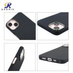Metal Ring Camera Fiber Aramid Phone Cases Shockproof Carbon OEM 6.7 inch