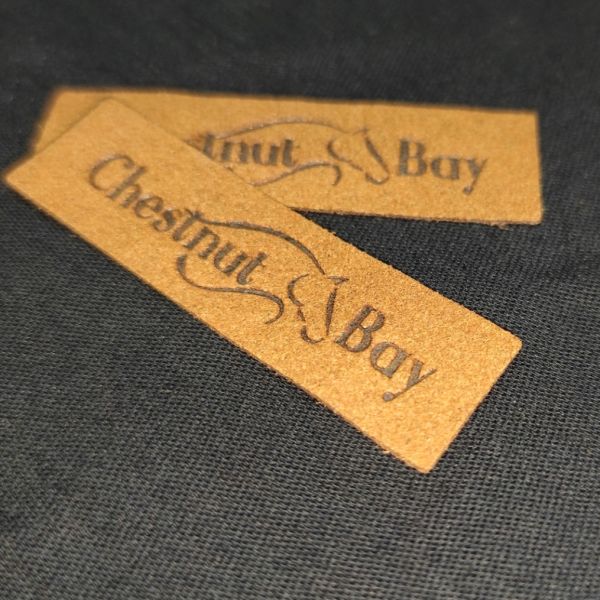 Customized Shape Leather Printing-Letter Label PU Leather Patches for Jeans Jacket Hats