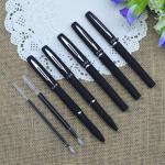 Gel pen,Promotional gel-ink pen with cap,black rubber gel-ink pen,Metallic gel