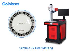 China Ceramic UV Laser Marking Machine 5W Water Cooled for Logo , QR code , Number , Pattern factory