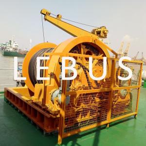 China Electric / Hydraulic Crawler Crane Winch Crane Windlass Groove Drum 3 MM~190 MM Dia factory