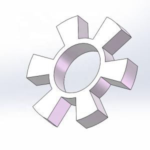 elasticity rubber spider flexible coupling used in water pump