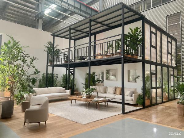 Two-Layer Expandable Prefab Homes with Energy-saving and Environmentally