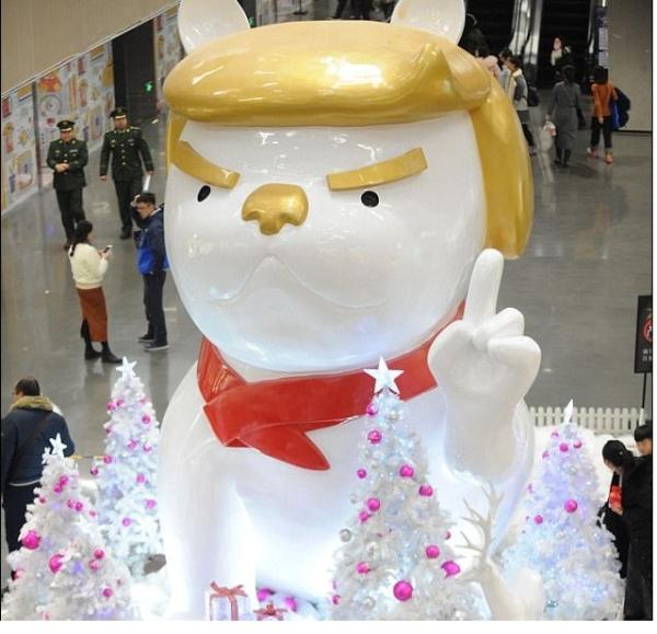 Home deco ornaments of dolnald trump as decoration office business gift