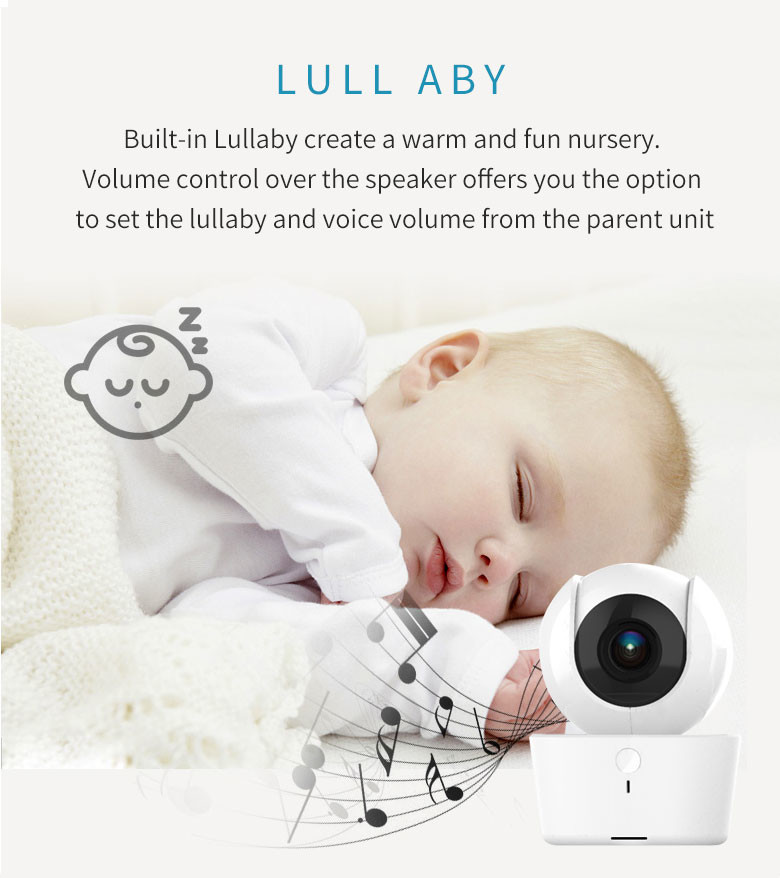 720p 3000 MAh Home Pet Camera System 5 Inch Home Pet Monitor HD Display Video With Audio