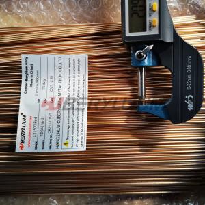 China Rod Form C17300 Beryllium Copper 2.1mmx3000mm With Temper TD04 factory