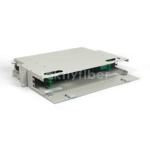 China 24 Port Fiber Optic Patch Panel SC Port Fixed ODF Rack Mount Patch Panel CATV factory