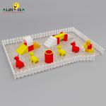 Playground Kids Soft Play Equipment Red And Yellow Foam Set For Party Rental