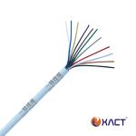 Exact Cables Shielded Alarm Cable 10x0.22mm2 Stranded Conductors CCA White PVC