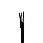 Black USA Power Cable With NEMA Plug Standard 100% Copper 125V Rated Voltage