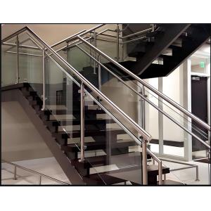 Modern Toughened Glass Balcony Railing Windproof Custom Sizes