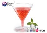 138ml Clear One Piece Champagne Flutes Disposable Champagne Glasses