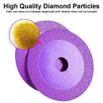Glass Ceramic Cutting 4'' Diamond Saw Blade 100mm For Angle Grinder