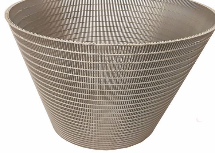 Width 1m Curved Sewage Wedge Wire Filter Stainless Steel 304