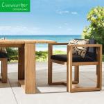 Modern Design Solid Wood Dining Set for Outdoor Furniture Teak Wood Side Chair