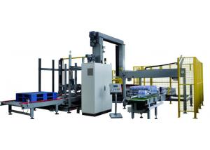 China Intelligent Automatic Palletizing Machine For Food Beverage factory