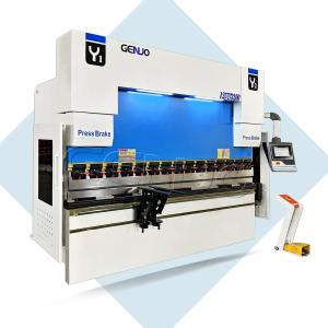 China Genuo Hydraulic Sheet Metal Bending Machine Stainless Steel Sheet Bending Machine Delem CNC Control factory