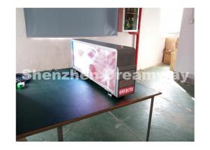 China 3500 nits PH5 Taxi Top LED Display Sign with Silver Aluminum LED Cabinet factory