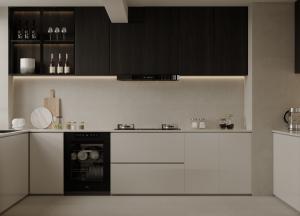 China Standard European Furniture Complete Smart Kitchen Pantry Storage Cabinets factory