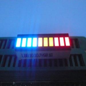 China 25.4x10.1mm Multi-color 10-segment LED Display Modules Lightbar on sale China 25.4x10.1mm Multi-color 10-segment LED Display Modules Lightbar on sale
