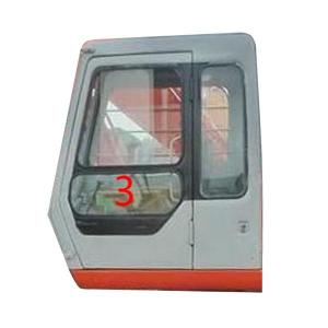 China 5mm Mini Digger Glass Replacement HITACHI Excavator Cab Glass factory