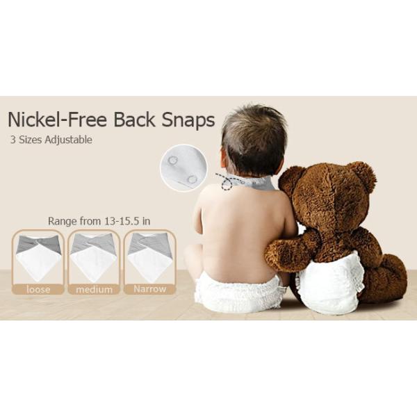 Soft Triangular Muslin Cotton Bibs Infant Feeding Bib For Unisex Baby