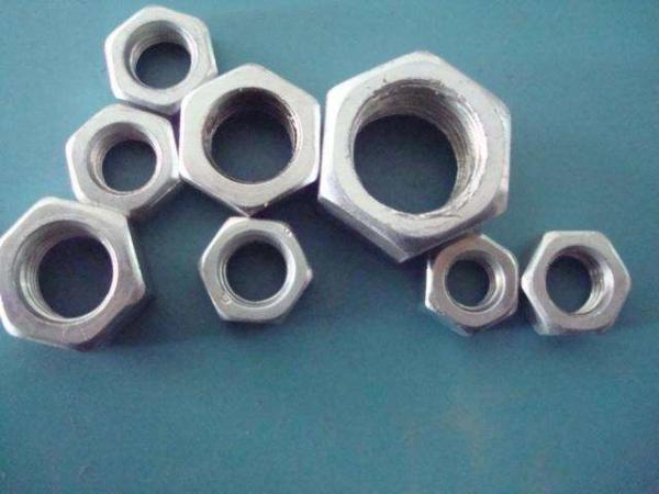 High Accuracy Hot Dipped Galvanized Lock Nuts , Hex Jam Nut Agricultural