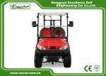 2 Seater Double Color Seat Golf Car Disc Brake Technology With Trojan Battery