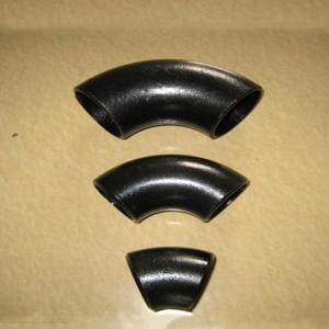 China Dn600 Pipe Fittings Elbow sch40 Black Painting ISO9001-2008 factory