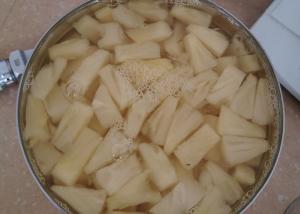China 3000g Canned Pineapple Tidbits In Light Syrup factory