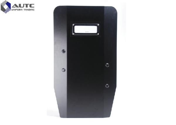 Steel Ballistic Riot Shield , Protech Ballistic Plates Adjustable Rubber Grip