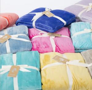China 100% Polycotton Fabric Flannel Blanket Dyed Print Bale Packing / Blut Packing factory