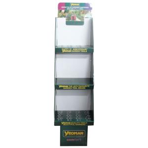 China Garden Tools POS Cardboard Shipper Display Customized Logo Flat Packing factory