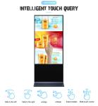 55 Inch Indoor LCD Display Touch Screen Kiosk 1920x1080 2k Android Display Floor