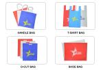 Environmental Non Woven Carry Bags Manufacturing Machine With Loop Handle