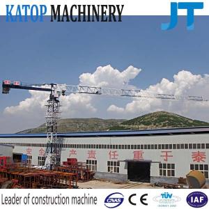 China Topless slewing 5t load with low price TC5010 flat top tower crane factory