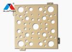 Aluminium Decorative Perforated Metal Panels For Office House Decoration