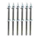 Industrial Helical Ground Anchors Screw Piles Solar Photovoltaic Brackets