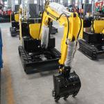 Flexible 1000kg Crawler 1T Mini Excavator 1200MM Track Length