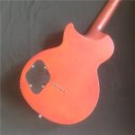 Hot sales LP blue electric guitar with silvery accessories