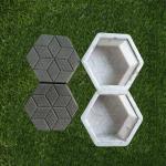 Concrete Silicon Plastic Paver Mould 20-25mm Thickness For Garden Path